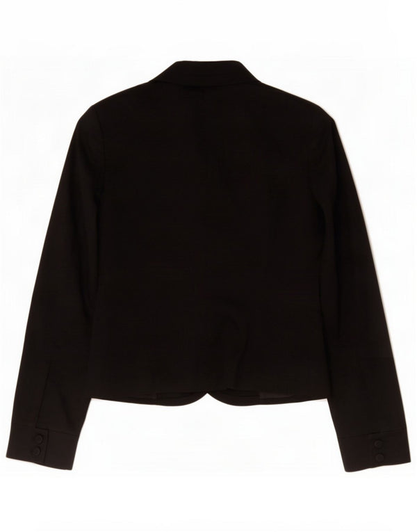 Trussardi Giacca blazer a 2 bottoni da donna IT 42 Blu navy medio