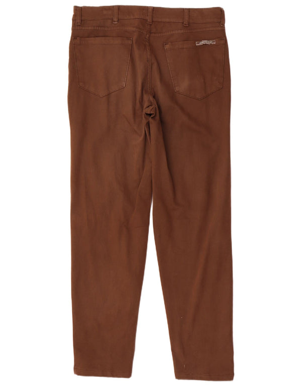 Pantaloni Casual Slim Uomo Trussardi IT 50 Large W32 L30 Cotone Marrone