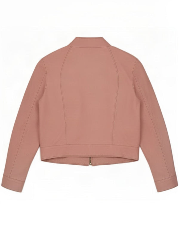 Giacca da corsa in pelle da donna Wanted IT 48 XL Rosa