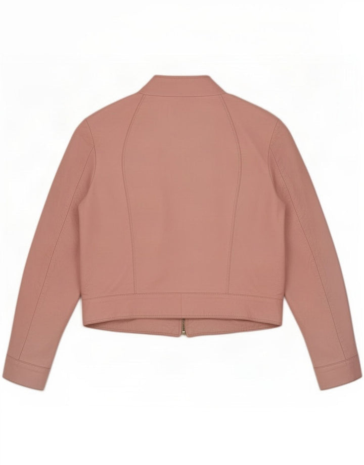 Giacca da corsa in pelle da donna Wanted IT 48 XL Rosa