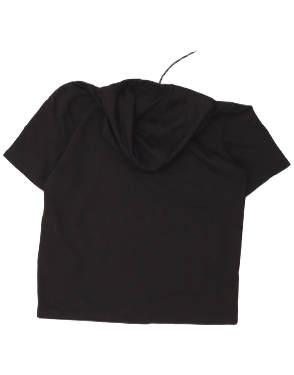 T-shirt con cappuccio da uomo Hugo Boss Top XL in cotone nero