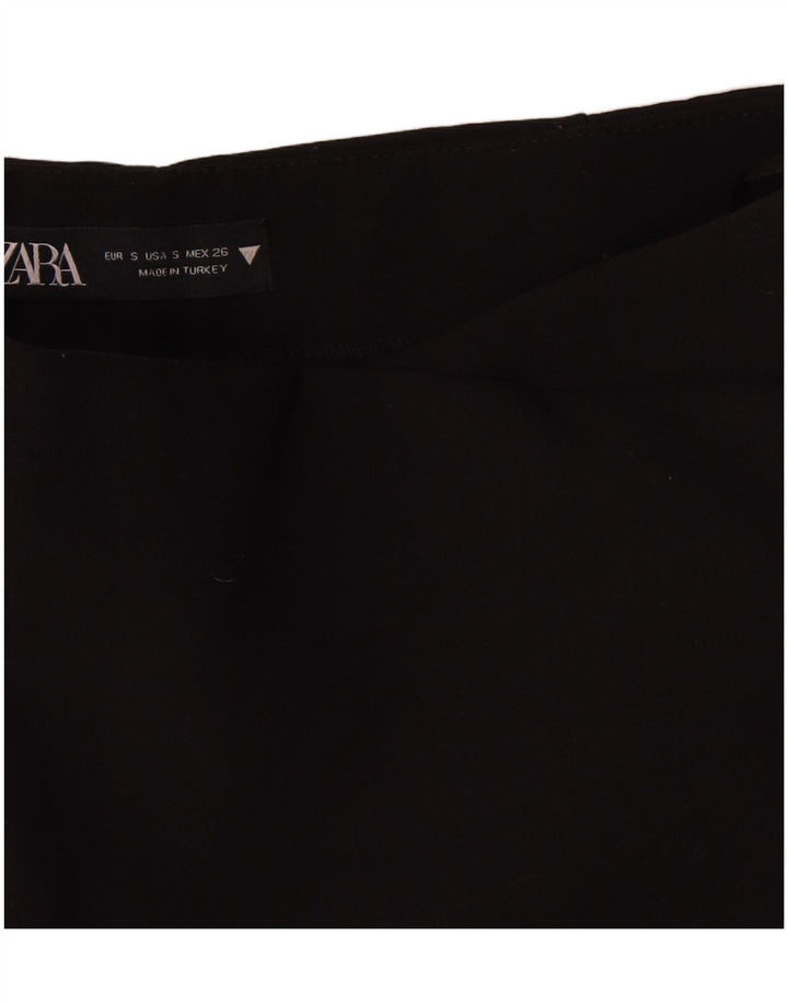 Pantaloncini casual da donna Zara piccoli W26 poliestere nero