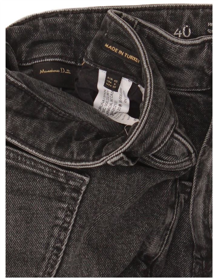 Jeans affusolati slim a vita media da donna Massimo Dutti EU 40 medio W30 L28 grigio