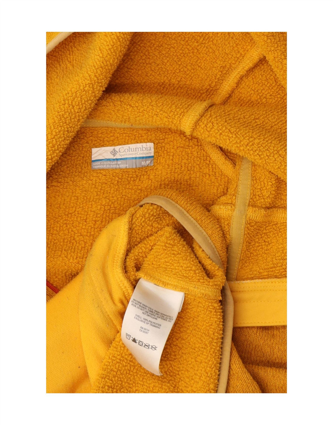 Maglione cardigan con cappuccio da donna Columbia UK 12 Poliestere giallo medio