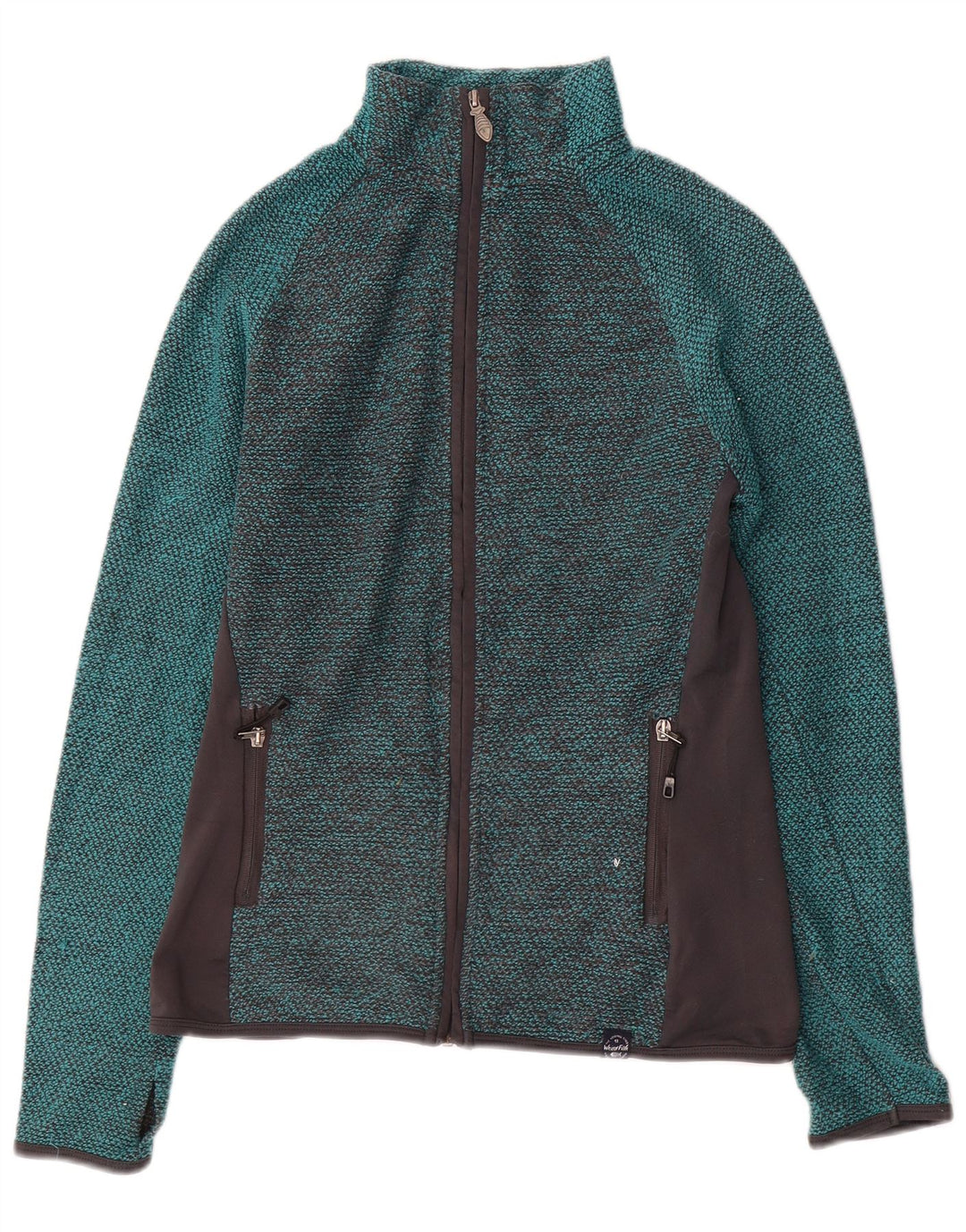 Giacca da tuta da donna Weird Fish UK 10 Small Blue Colourblock