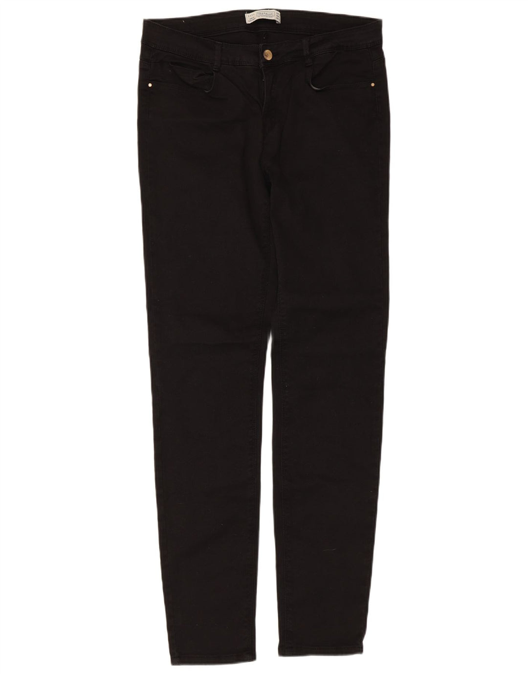 Jeans Zara Trafaluc Slim da donna EU 42 Large W32 L30 Neri