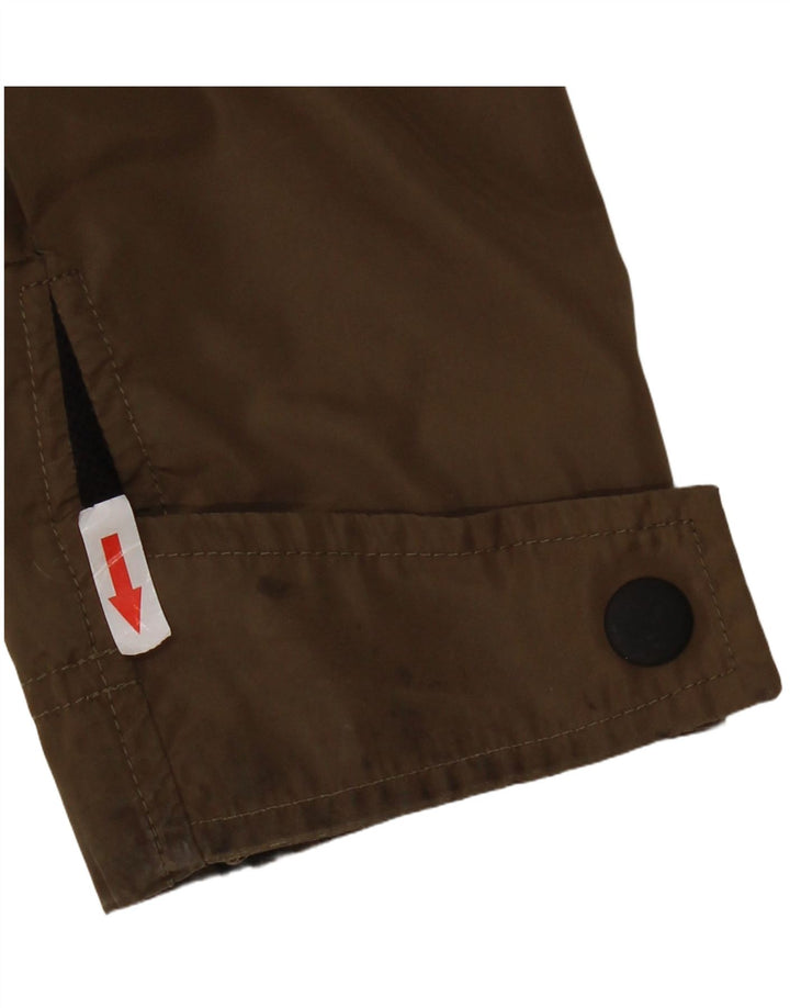 Giacca antipioggia da donna con cappuccio Superdry UK 14 grande poliestere kaki
