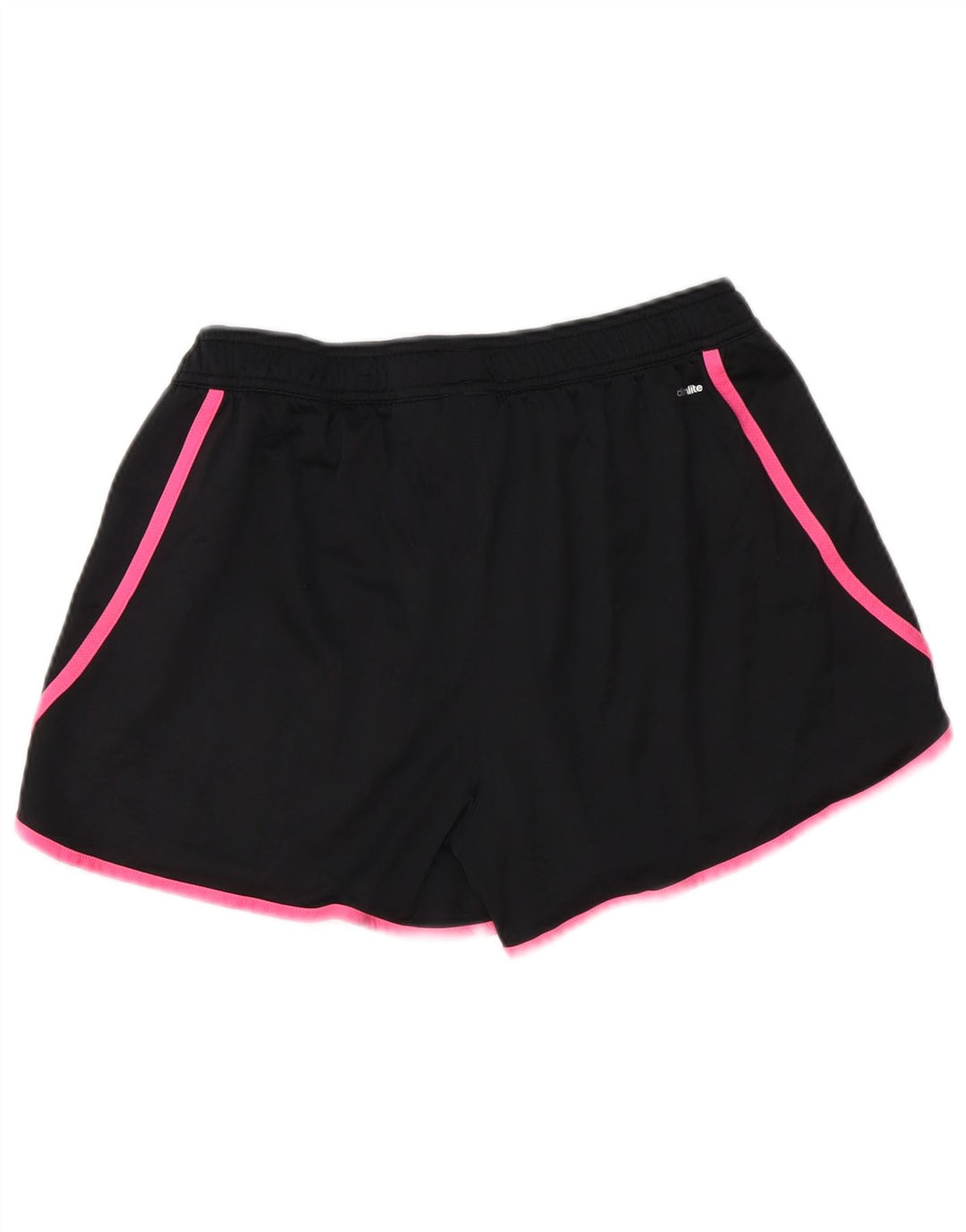 Pantaloncini sportivi ADIDAS Climalite da donna UK 16/18 Large Nero Poliestere