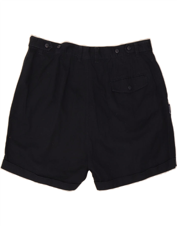 MASTER Mens Pegged Chino Shorts XL W38 Navy Blue Vintage Master and Second-Hand Master from Messina Hembry 