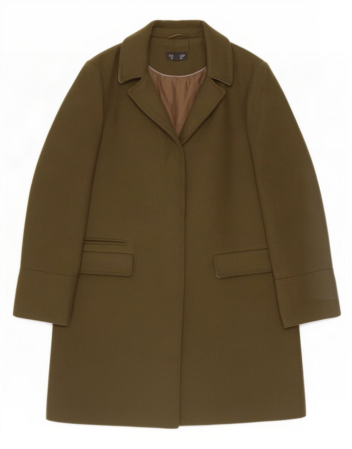 Soprabito da donna Topshop UK 10 piccolo poliestere kaki