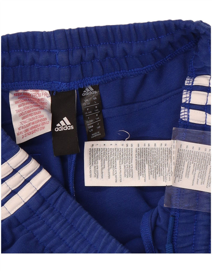 Pantaloni della tuta da ragazzo ADIDAS Joggers 13-14 anni in cotone blu