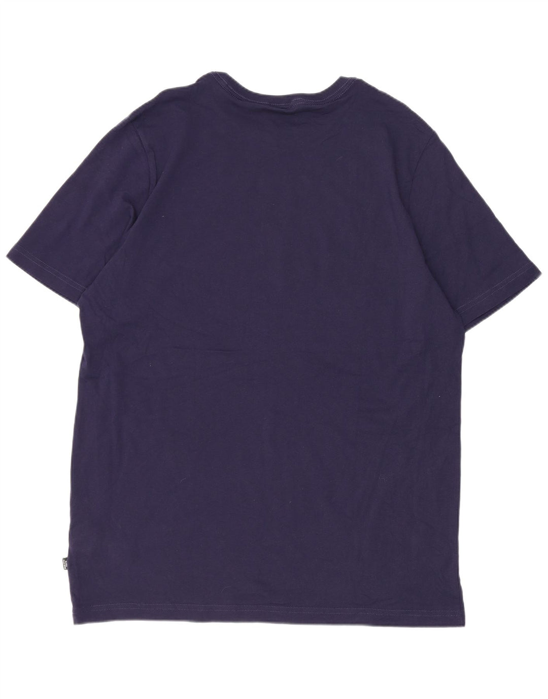 T-shirt da uomo Puma Top Large in cotone blu navy
