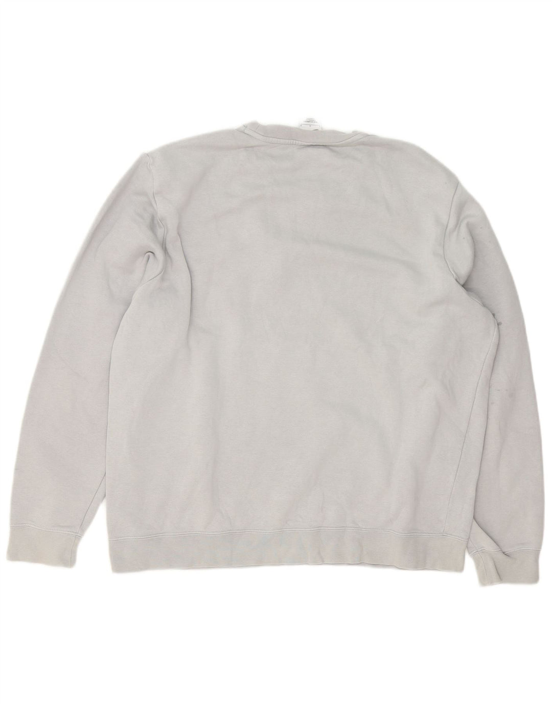 Felpa con grafica Nike da uomo, grande, in cotone color block grigio