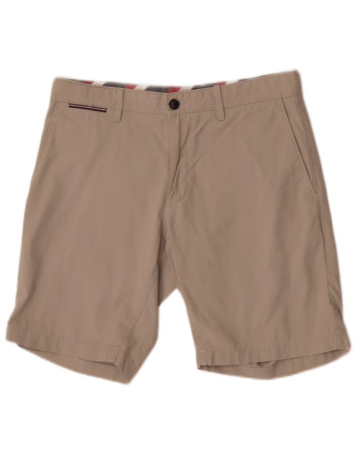 Pantaloncini chino da uomo Tommy Hilfiger W32 cotone beige medio