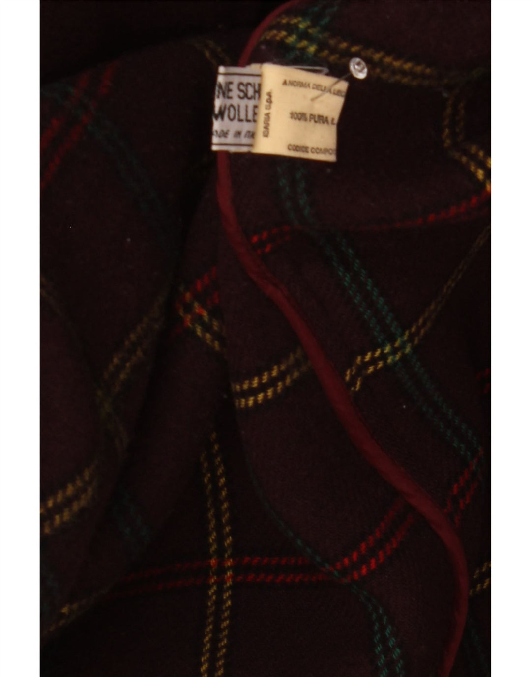 Montgomery con cappuccio da uomo Merlet EU 46 piccolo in lana vergine bordeaux