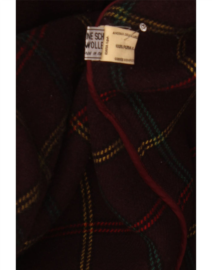 Montgomery con cappuccio da uomo Merlet EU 46 piccolo in lana vergine bordeaux