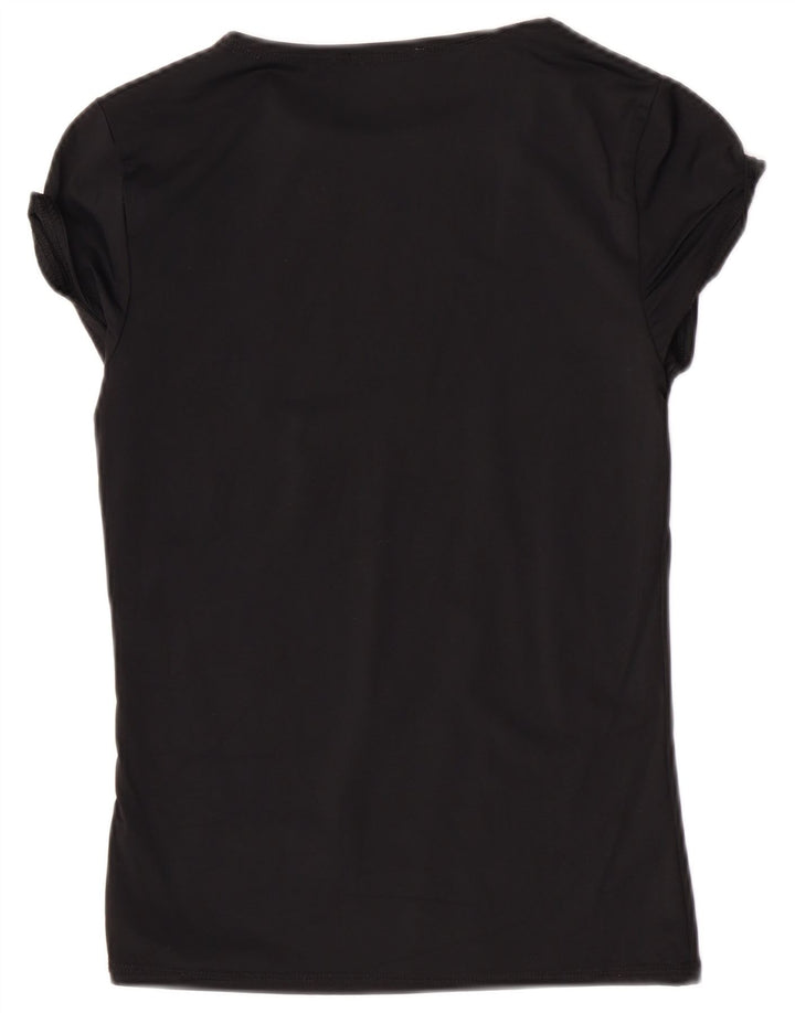 T-shirt Zara da donna Top UK 12 media nera