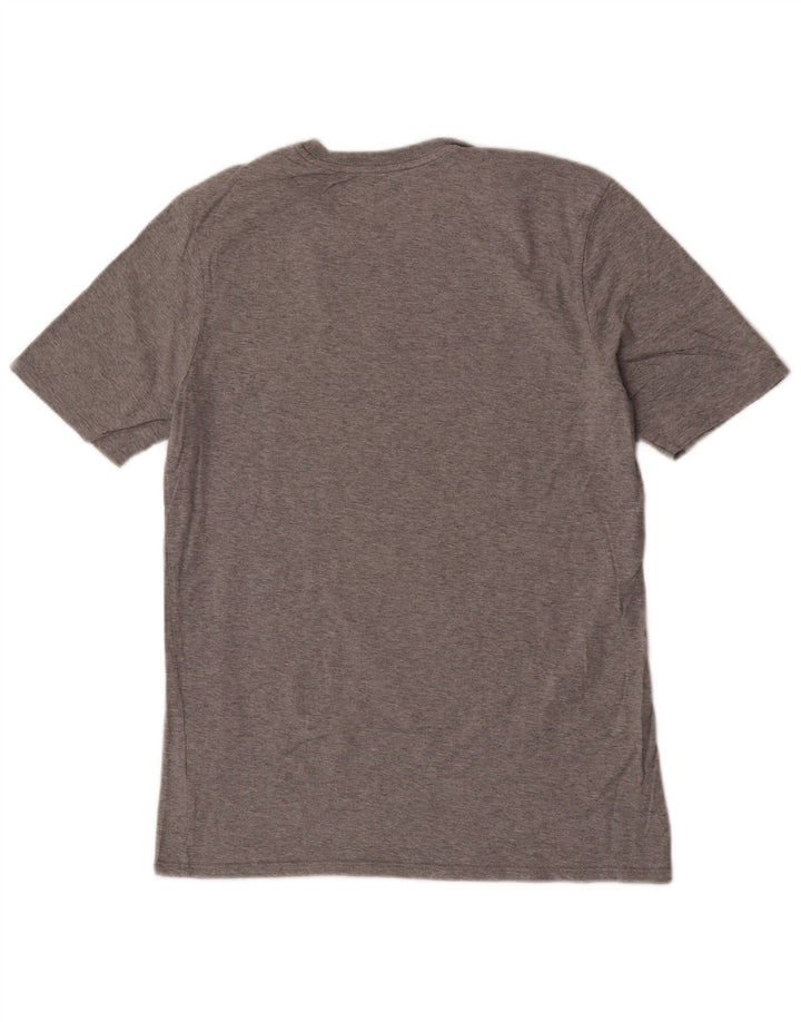 T-shirt grafica Nike da uomo con taglio atletico, cotone grigio medio