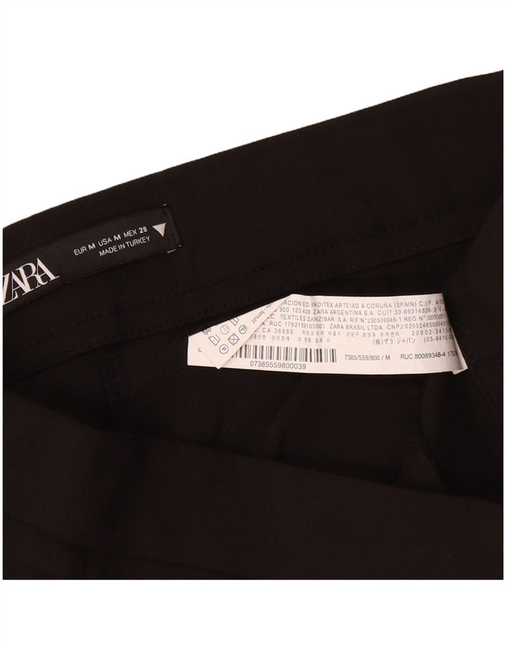 Pantaloni casual Bootcut da donna Zara medi W28 L26 cotone nero