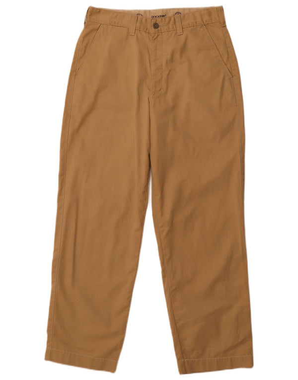 Pantaloni chino dritti da uomo Dockers W30 L30 in cotone beige