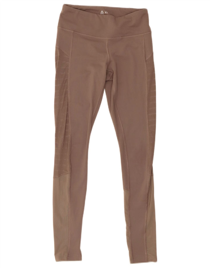 Leggings Reebok Donna UK 4/6 XS Beige