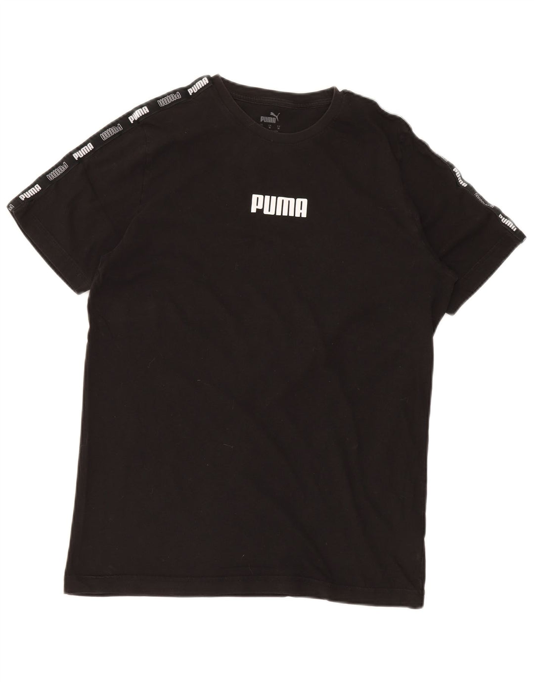 T-shirt grafica da uomo PUMA Top in cotone nero medio