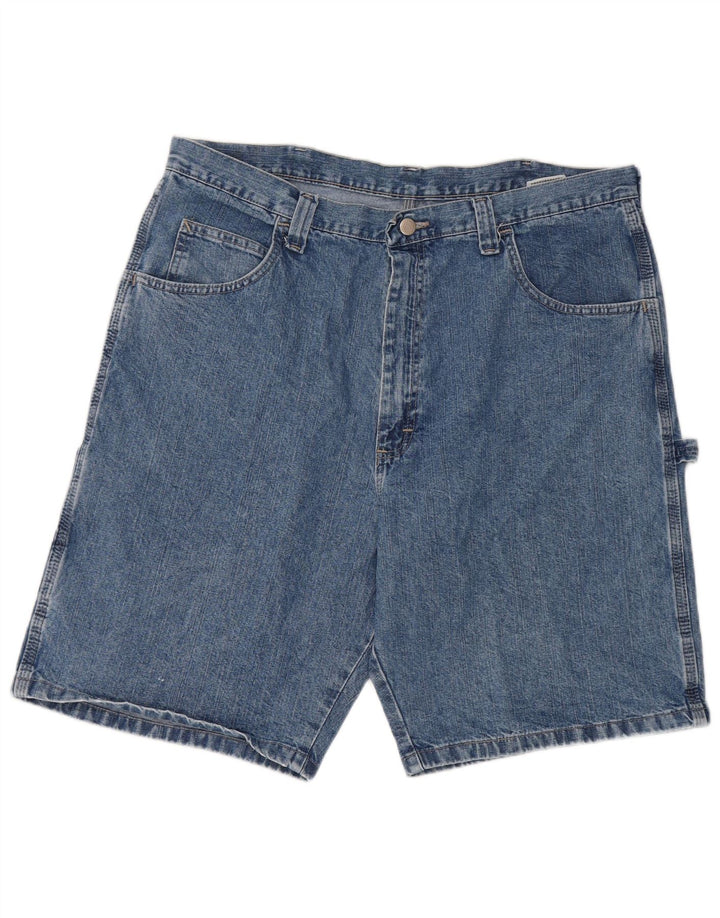 Pantaloncini di jeans Wrangler da uomo Carpenter W38 XL in cotone blu