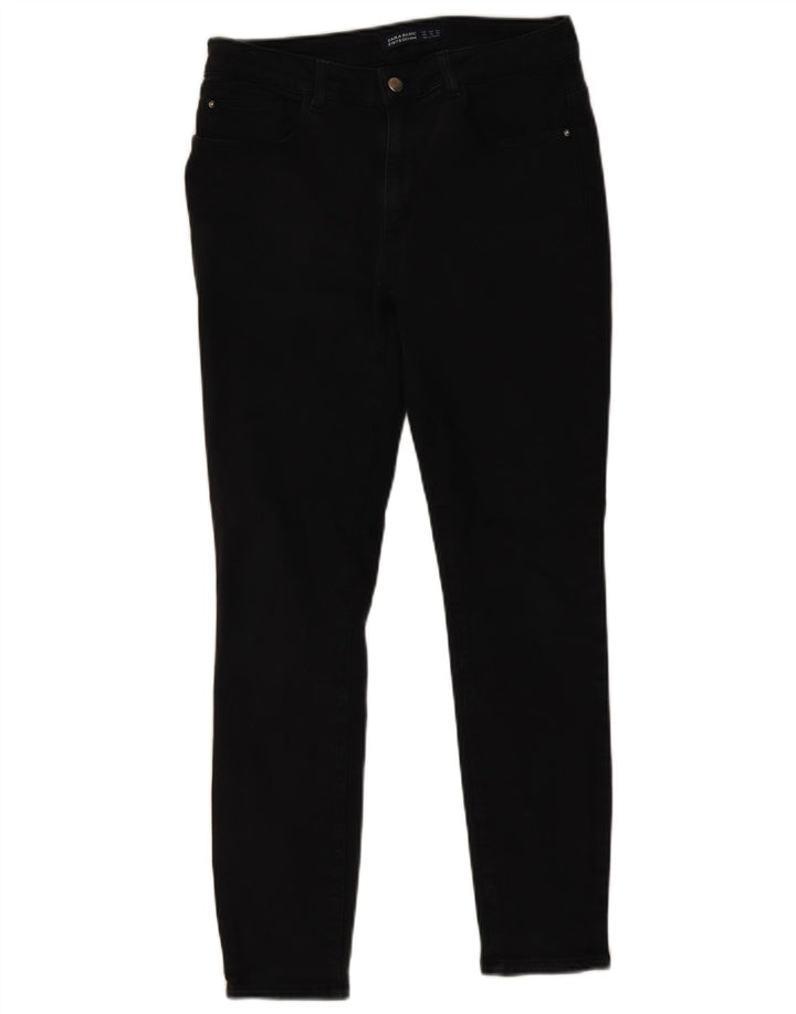 Jeans slim da uomo Zara EU 44 Large W34 L28 Neri