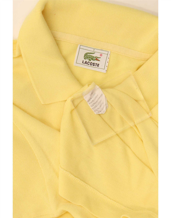 Polo da uomo Lacoste taglia 7 2XL cotone giallo