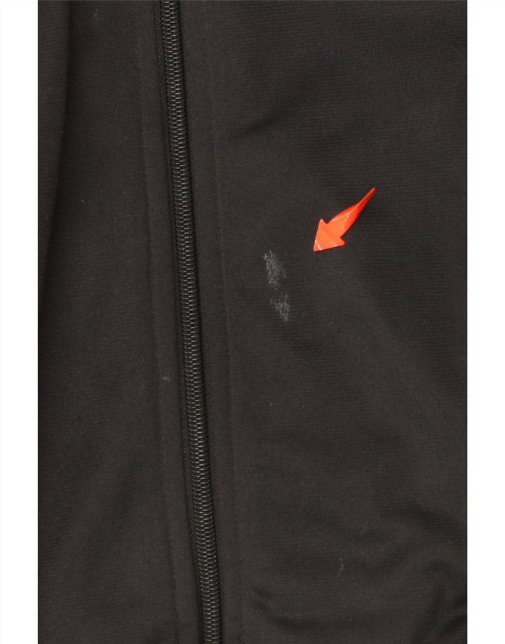 Giacca da tuta grafica da uomo REEBOK, poliestere nero medio