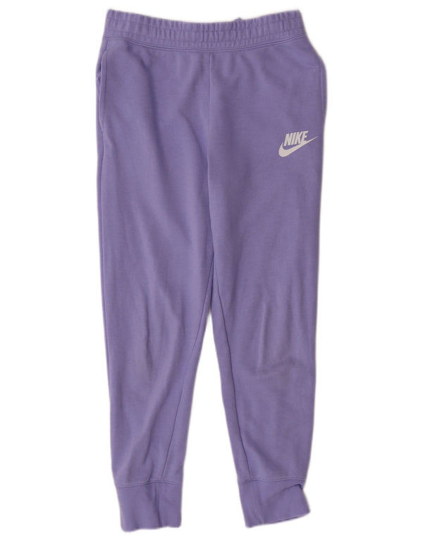 NIKE Pantaloni Tuta da Ragazza Joggers 12-13 Anni Large Viola Cotone