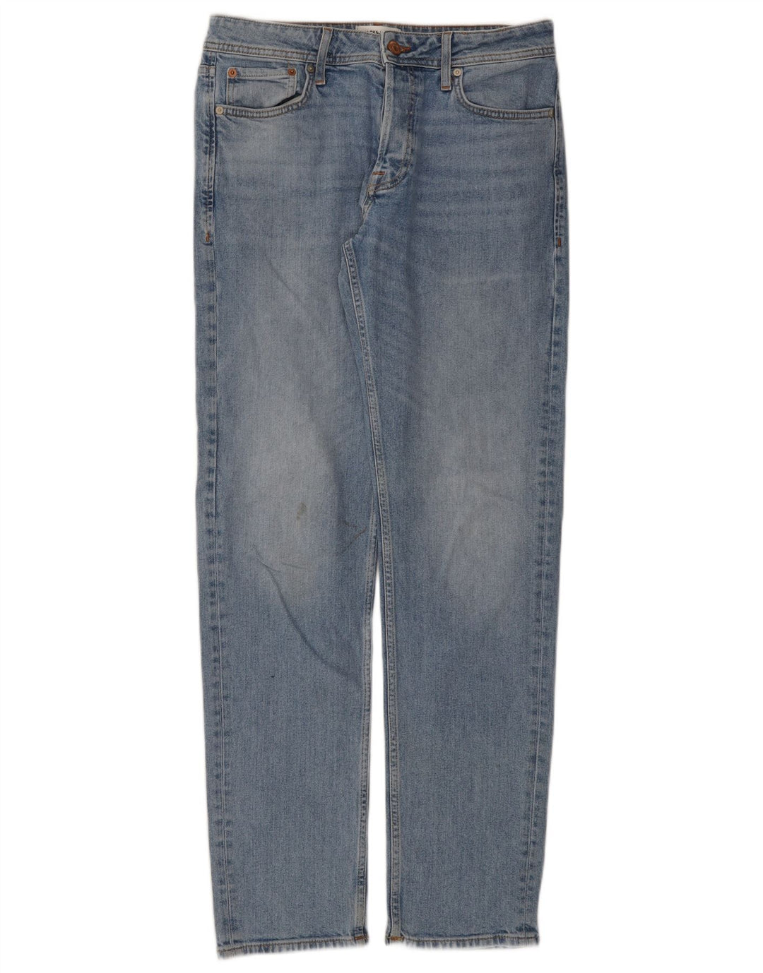 Jeans dritti da uomo Jack & Jones W31 L34 cotone blu