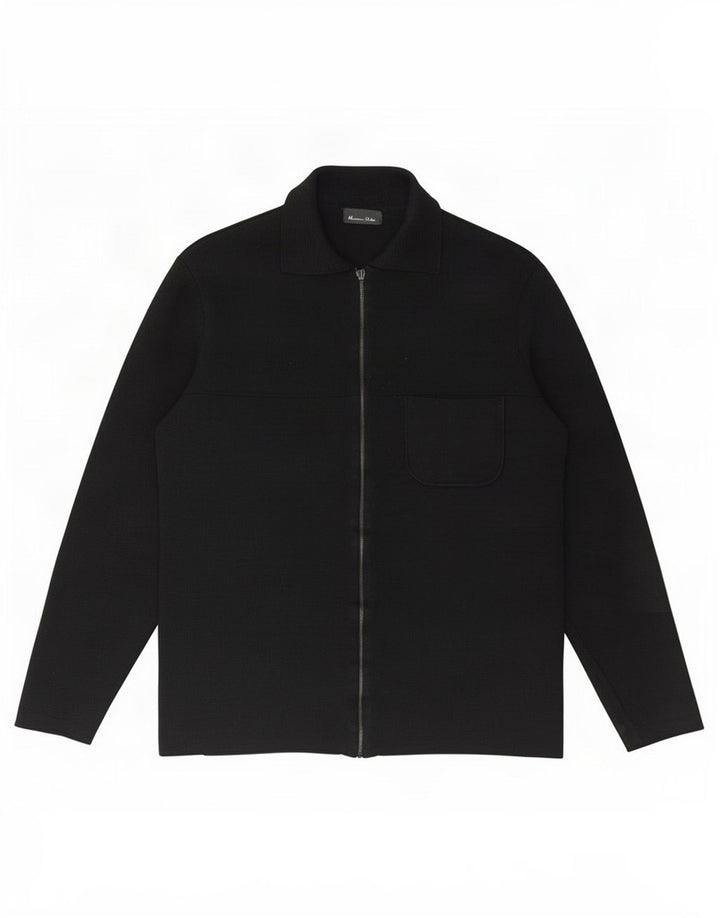 Maglione cardigan da uomo Massimo Dutti grande nero