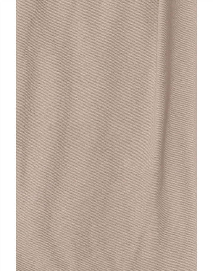 DOCKERS Pantaloncini chino con pegging da uomo W36 Large in cotone beige