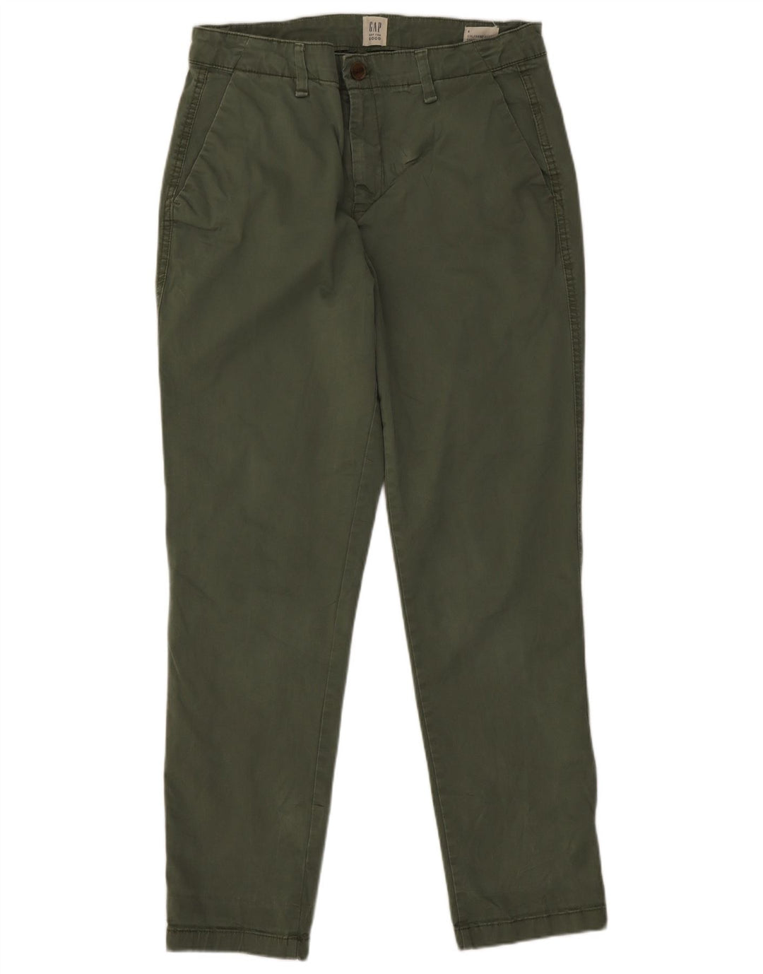 Pantaloni Gap Girlfriend Slim Cropped da Donna US 6 Medium W30 L26 Cachi