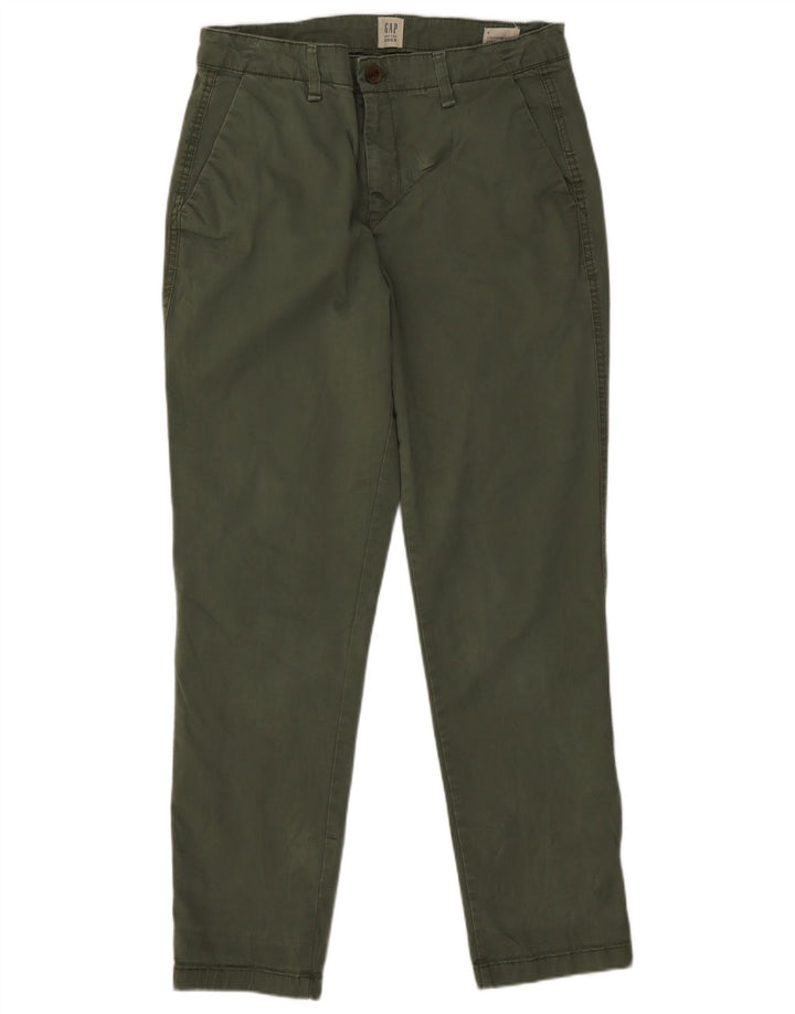 Pantaloni Gap Girlfriend Slim Cropped da Donna US 6 Medium W30 L26 Cachi