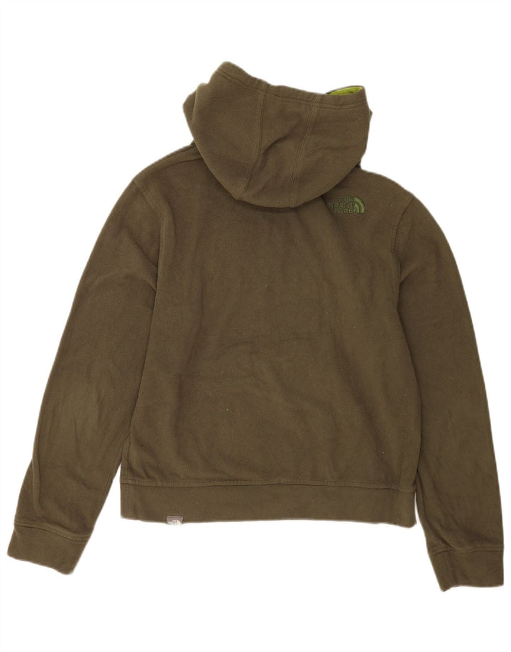 THE NORTH FACE Maglione in pile con cappuccio grafico da uomo piccolo poliestere kaki