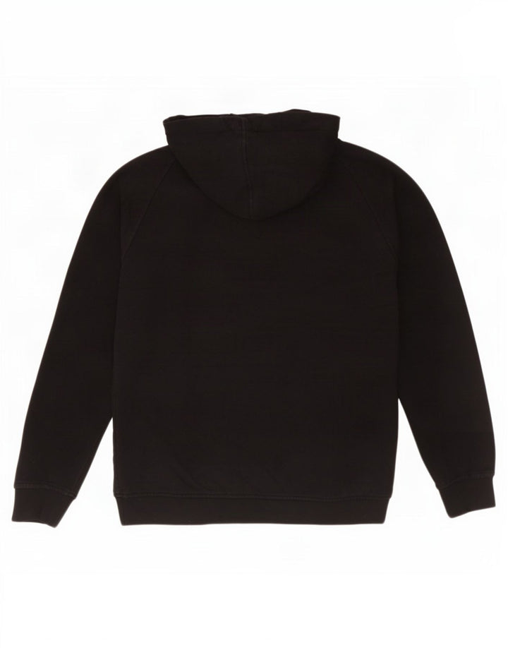 Maglione con cappuccio grafico da uomo Kappa piccolo nero