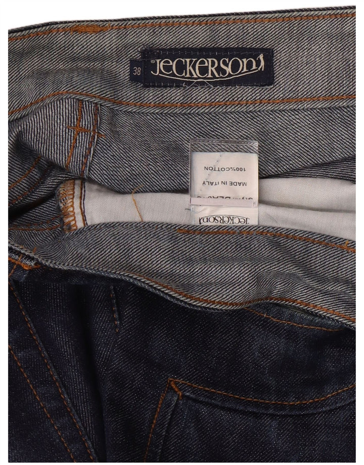 Jeans dritti da uomo JECKERSON W38 L36 cotone blu