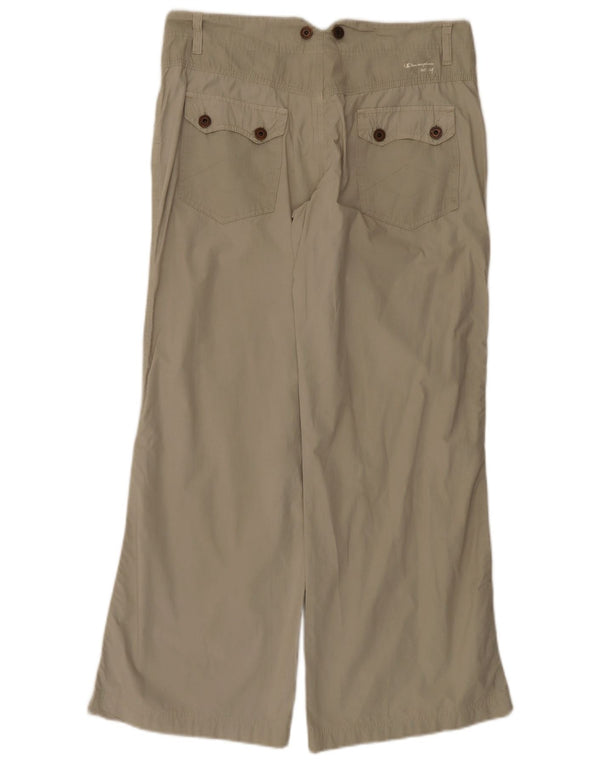 Pantaloni casual a gamba larga da donna Champion Large W32 L29 Cotone beige