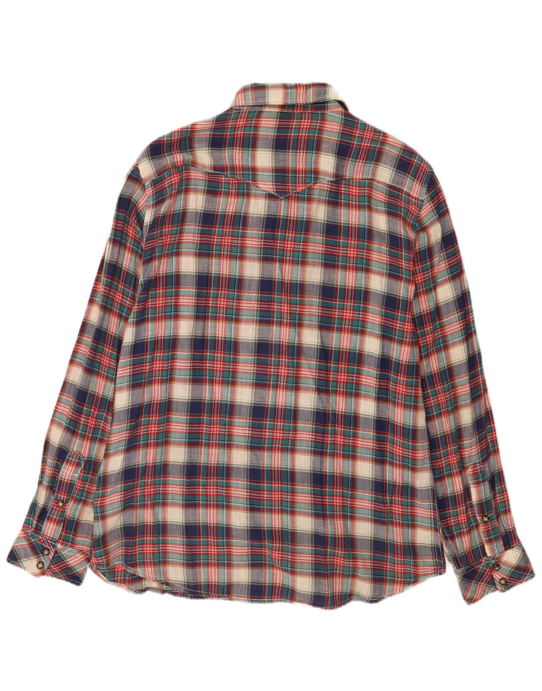 Camicia Lee da uomo in flanella di cotone a quadri multicolore grande