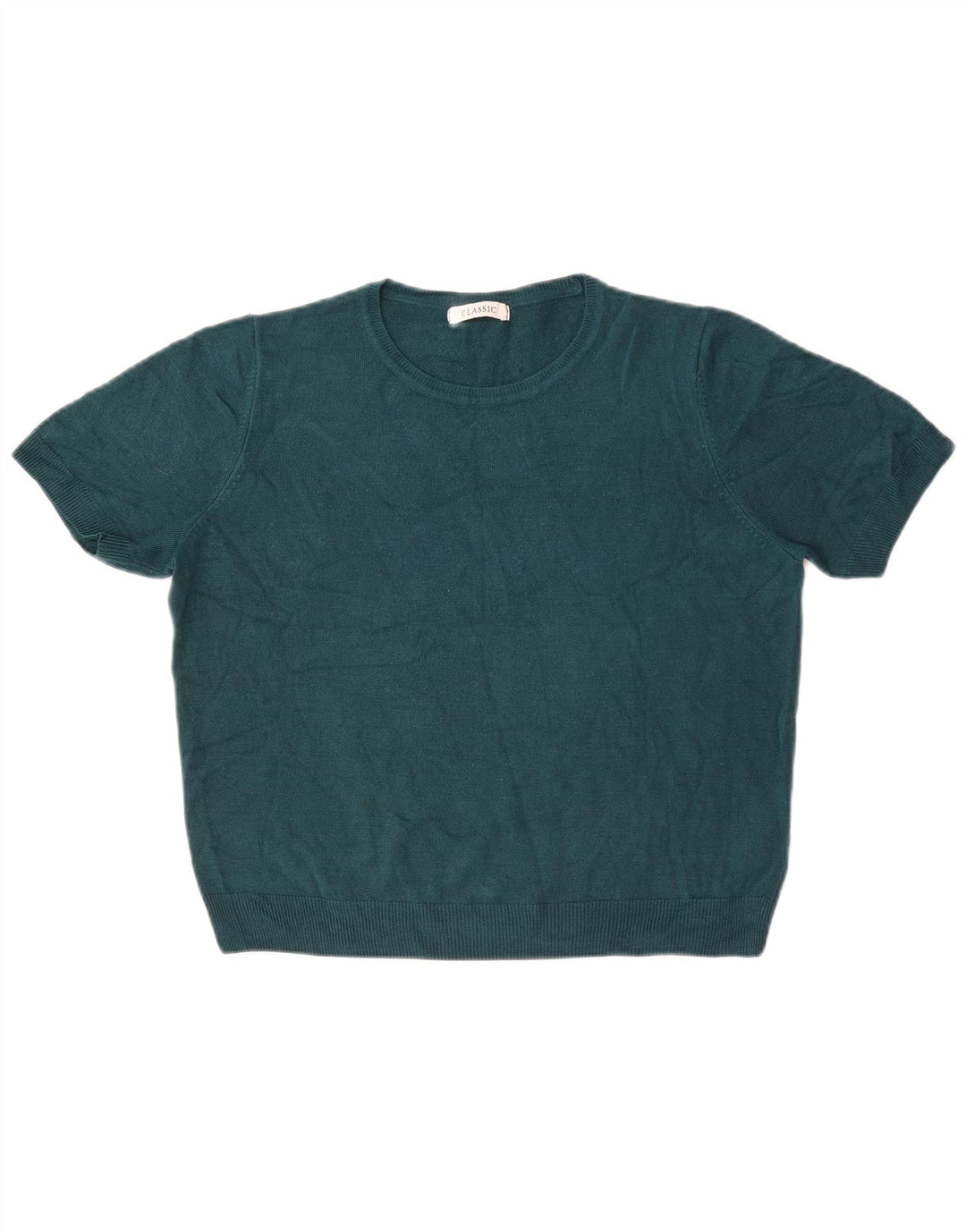 T-shirt da donna Marks & Spencer Top UK 14 grande acrilico verde