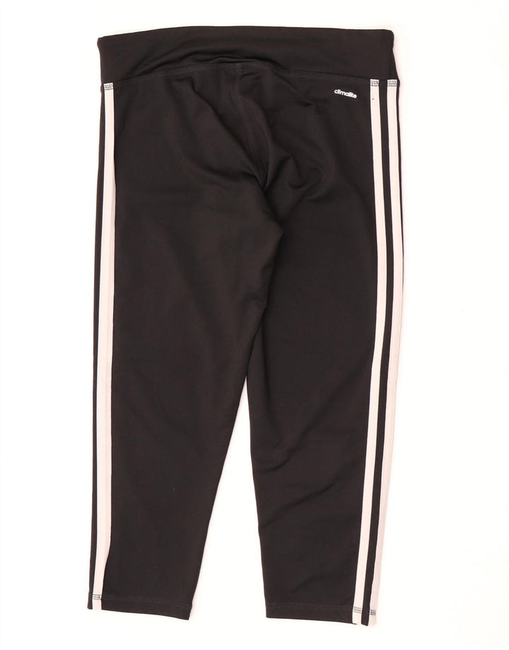 Leggings Adidas Climalite Capri da donna UK 12/14 Poliestere nero medio