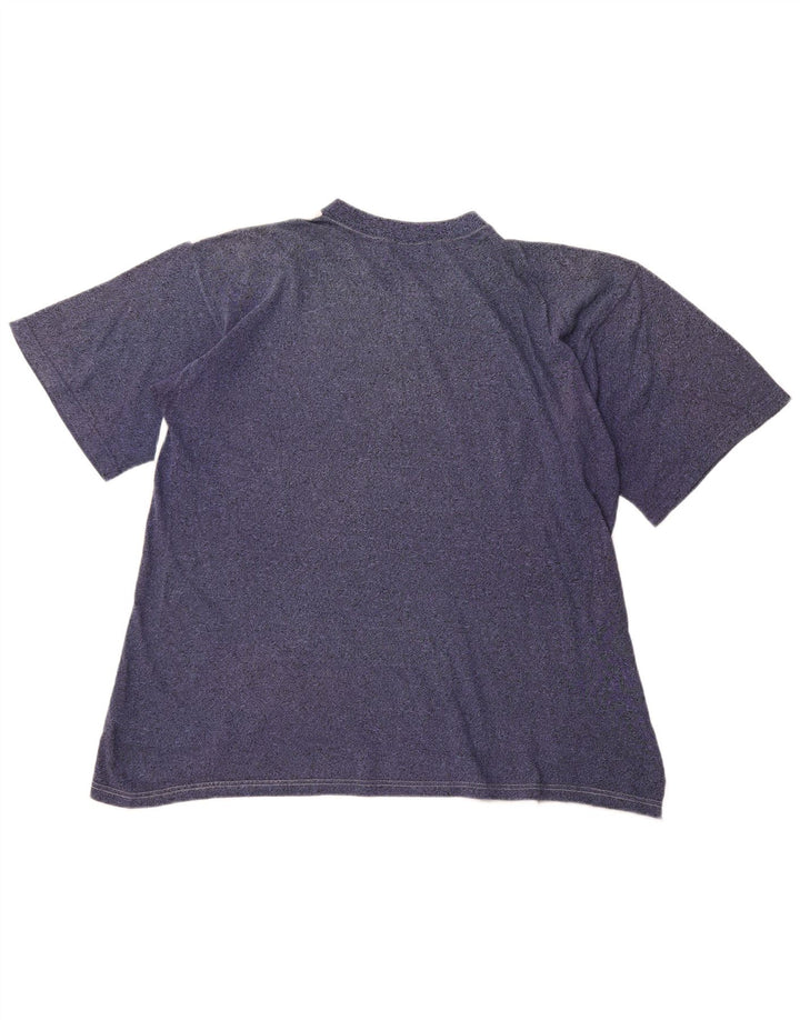 T-shirt da uomo CHAMPION Top 2XL in cotone color block grigio