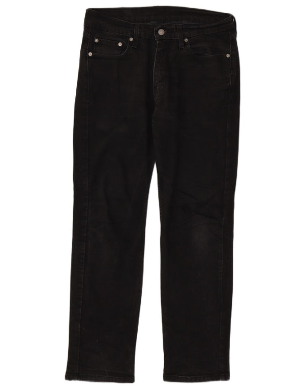 Levi's Uomo 514 Jeans dritti W30 L30 Cotone Nero