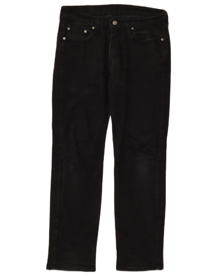 Levi's Uomo 514 Jeans dritti W30 L30 Cotone Nero