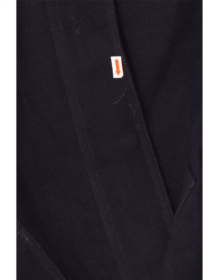 Topshop Giacca Parka oversize con cappuccio da donna UK 10 Small Blu Navy