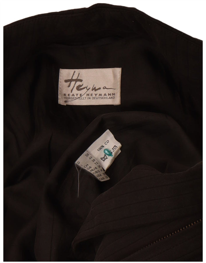 Cappotto da donna Beate Heymann UK 12 Cotone marrone medio