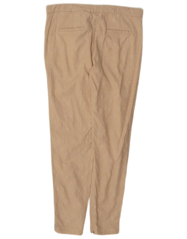Pantaloni chino affusolati da donna Zara medi W28 L28 viscosa beige