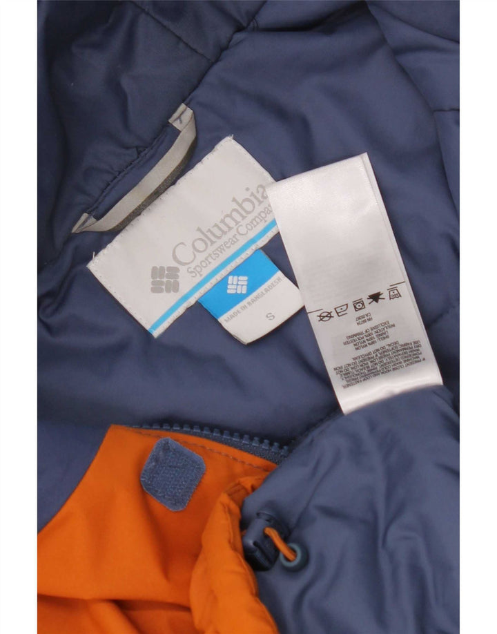 Giacca anorak grafica da uomo Columbia UK 36 Small Blu Navy Colourblock